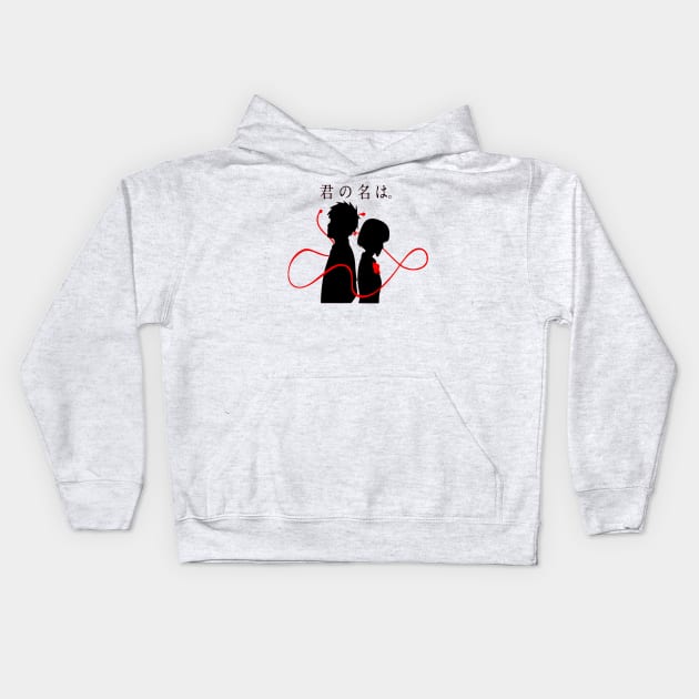 Your Name - Kimi no na wa - Taki and Mitsuha Kids Hoodie by OtakuPapercraft